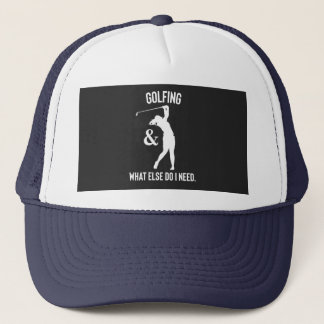 funny golf sayings golfing quote trucker hat