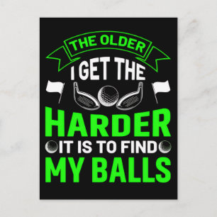 Funny Golf Shirt - Tee Off in Style and Humor 2025 Postcard