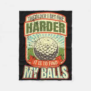 Funny Golf Shirts For Men Fleece Blanket