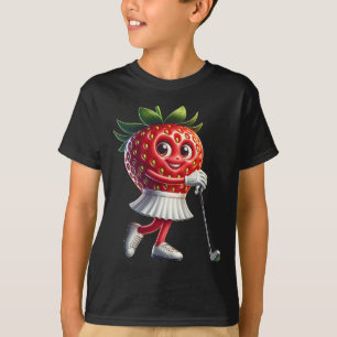 Funny Golf Strawberry Humor For Sports Lovers And T-Shirt