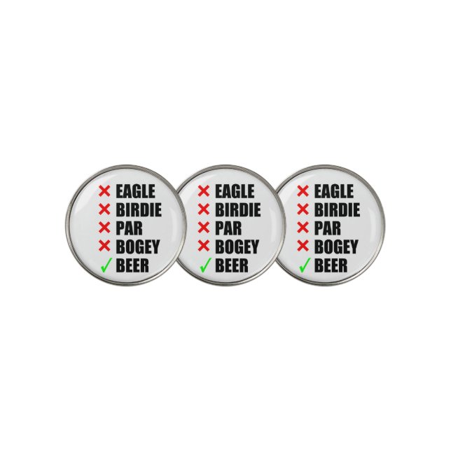 Funny golf terms  golf ball marker (3 Up)