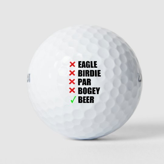 Funny golf terms golf balls | Zazzle.com