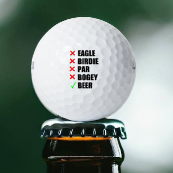 Funny Golf Terms Golf Balls by AardvarkApparel at Zazzle