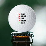 Funny Golf Terms Golf Balls at Zazzle