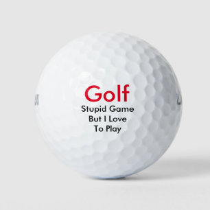 Funny Golf Theme Gift Balls
