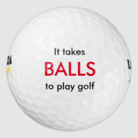 Funny Golf Theme Gift Golf Balls
