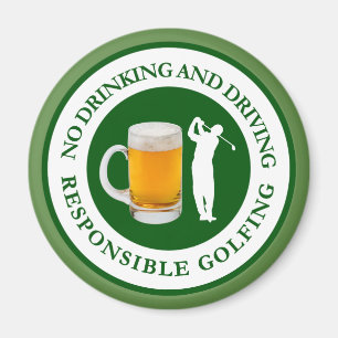 Funny Golf Theme Magnet