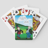 Funny Golf Themed Poker Playing Cards Deck