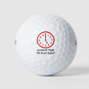 Funny Golf Time Balls