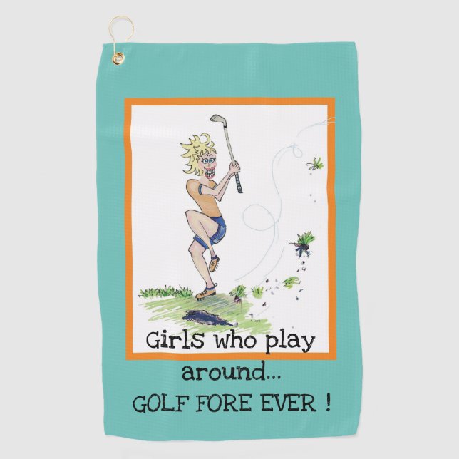 Funny Golf Towel (Front)