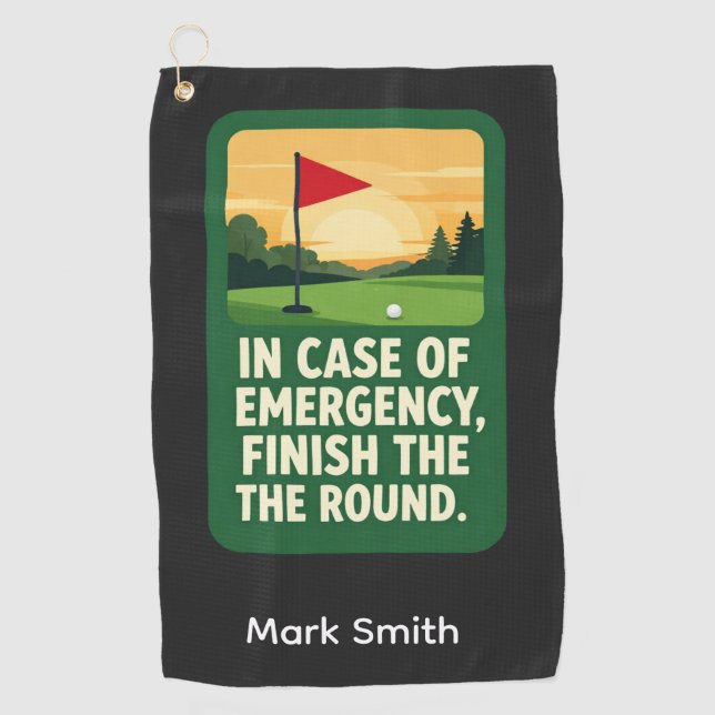 Funny Golf Towel Collection for Golf Addicts (Front)