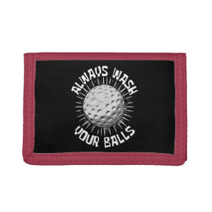 Funny-golf Tri-fold Wallet