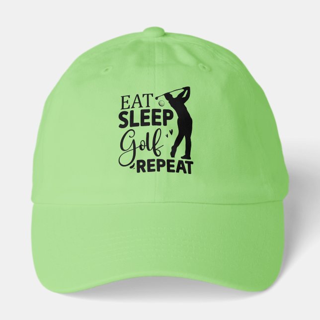 Funny Golf word art  Hat (Front)