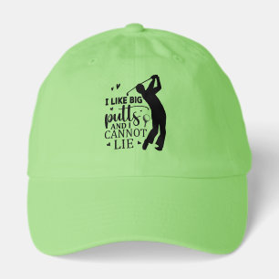 Funny Golf word art  Hat