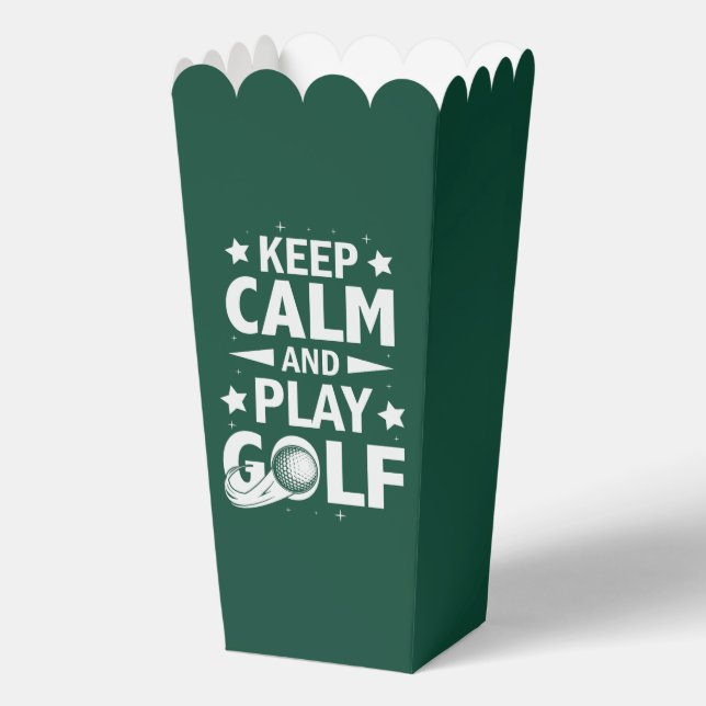 Funny Golf word art party  Favor Boxes (Front)