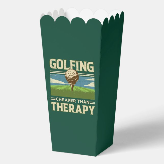 Funny Golf word art party  Favor Boxes (Front)