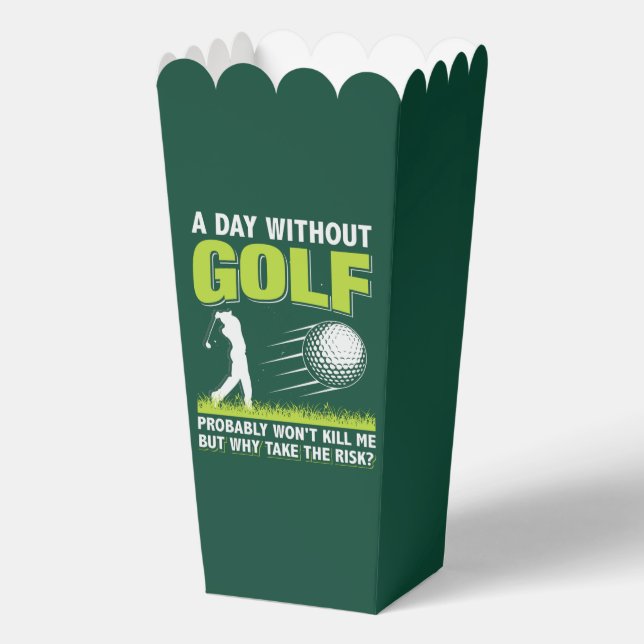 Funny Golf word art party Favor Boxes (Front)