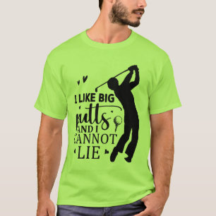 Funny Golf word art  T-Shirt