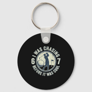 Funny Golfer 67 Meme Golf Joke Chasing 67 Keychain