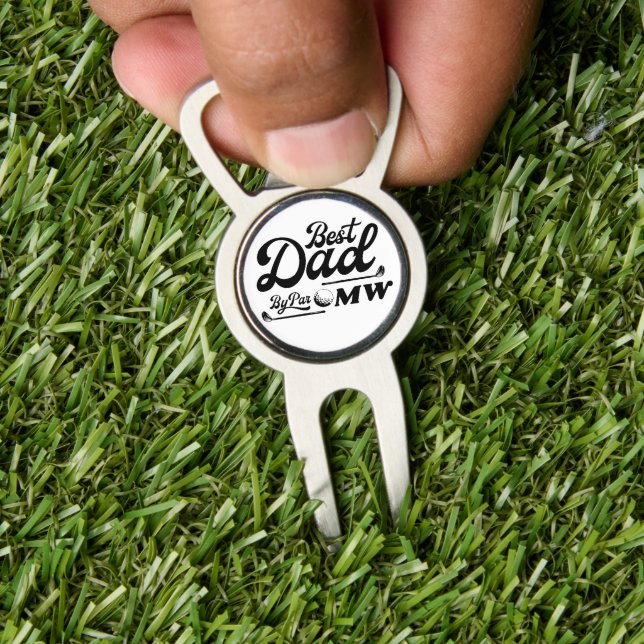 Funny Golfer Best Dad By Par | Father's Day  Divot Tool (Insitu 1)