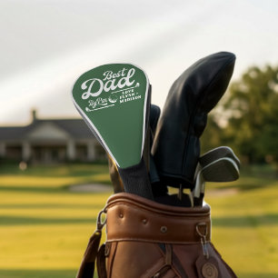 Funny Golfer Best Dad By Par   Father's Day  Golf Head Cover