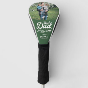 Funny Golfer Best Dad By Par Photo Father's Day Golf Head Cover