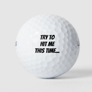 Funny Golfer Gag Gift Golf Ball Set