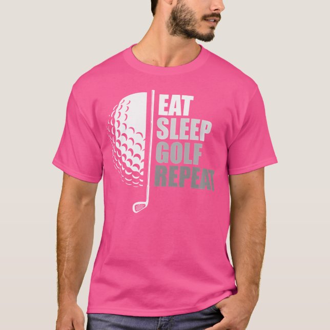 Funny Golfer Golf T-Shirt (Front)