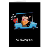 Funny Golfer Golfing Cartoon (Front)