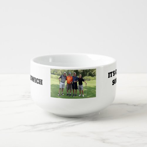 Funny Golfer Its Golf_Thirty Somewhere  Soup Mug