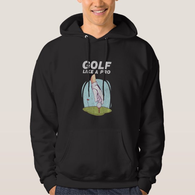 Funny Golfing For Golfers Who Love To Play Golf Hoodie (Front)