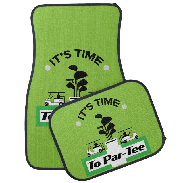 Funny Golfing Pros Golfing Fanatics Sports Car Floor Mat (Set)