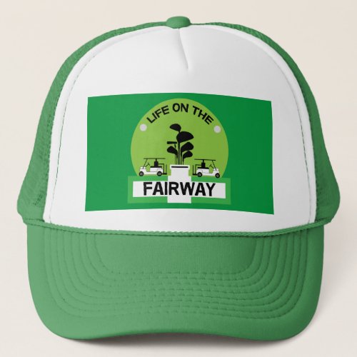 Funny Golfing Pros Golfing Fanatics Sports  Trucker Hat