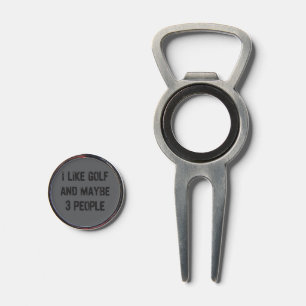 Funny Golfing Sarcastic Sayings Golf Divot Tool