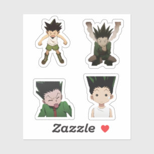 funny gon hunter x hunter anime sticker pack