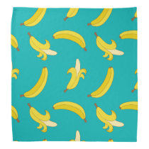 Funny Gone Bananas illustrated pattern Bandana Funny Gone Bananas illustrated pattern Bandana