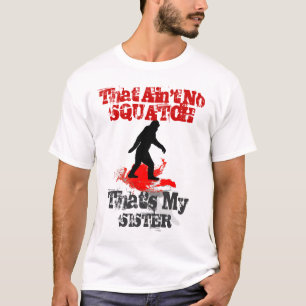 Funny Gone Squatchin Bigfoot personalized T-Shirt