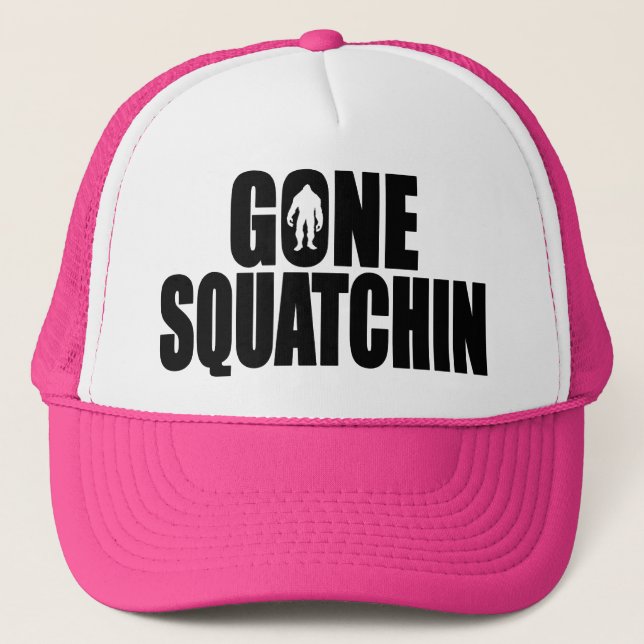 Funny GONE SQUATCHIN HAT - Special *BOBO* Edition (Front)