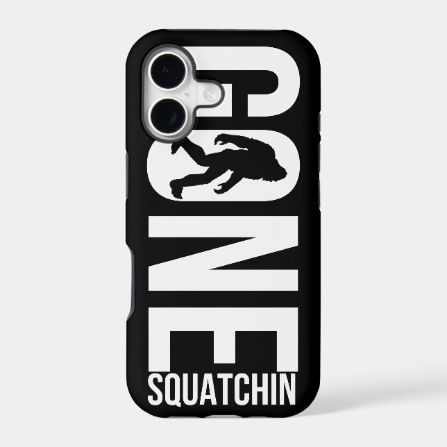 Funny Gone Squatchin Iphone Case (Back)