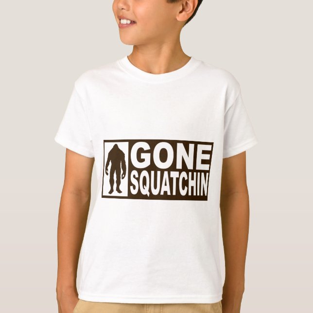 Funny GONE SQUATCHIN Shirt  Special *BOBO* Edition (Front)