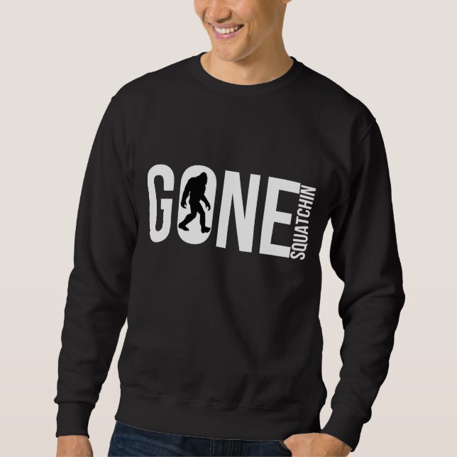 Funny Gone Squatchin Sweatshirt (Front)