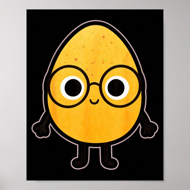 Funny Good Egg Teacher Halloween Costume The Smart Poster (Front)
