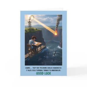 Funny Good Luck Exams Card