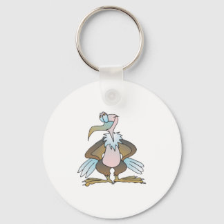 funny goofy buzzard keychain