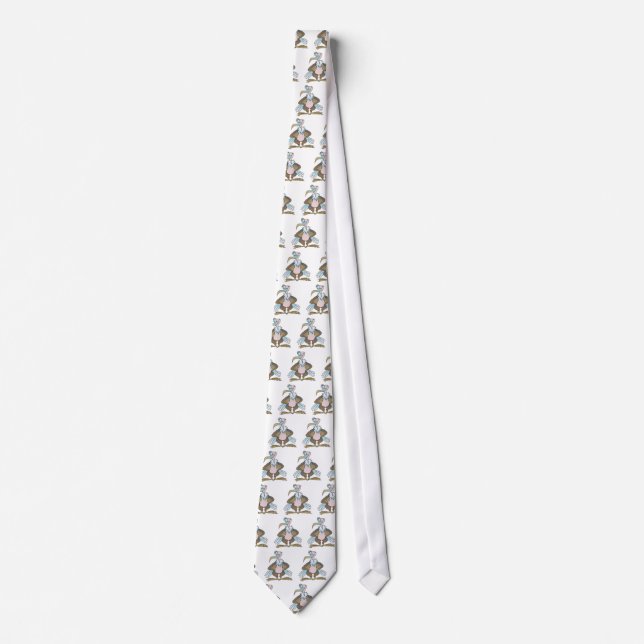 funny goofy buzzard neck tie (Front)