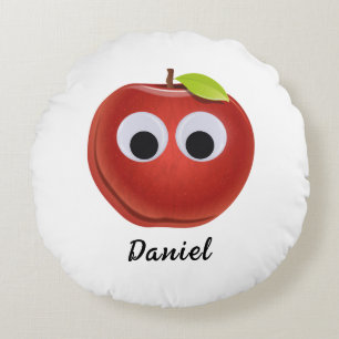 Funny Googly Eyes Apple Personalized Pillow