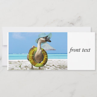 Funny Goose at the Beach Invitation