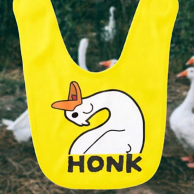 Funny Goose Baby Bib (Creator Uploaded)