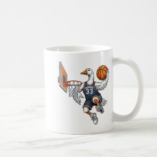 Funny Goose Basketball Player Slam Dunk Lovers Spo Coffee Mug