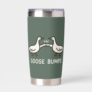 Funny Goose Bumps Cartoon   Fist Bump Geese Animal Insulated Tumbler